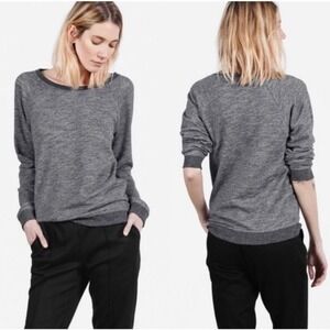 Everlane marled gray sweatshirt